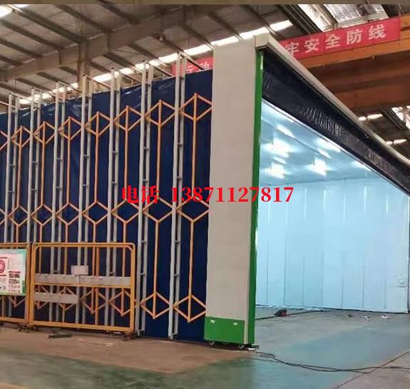 广州快速防爆卷帘钢结构厂移动伸缩房