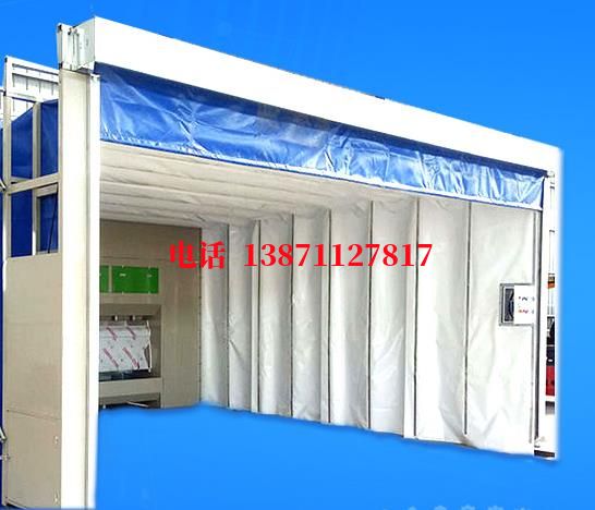 广州快速防爆卷帘电动移动伸缩房
